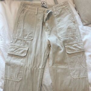 Cargo wide leg pants